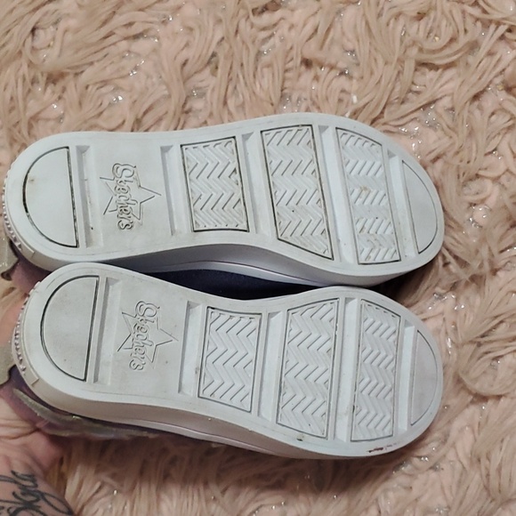 Sketchers Twinkle toes Star & glitter light up shoes for girls size 1 - Picture 12 of 16